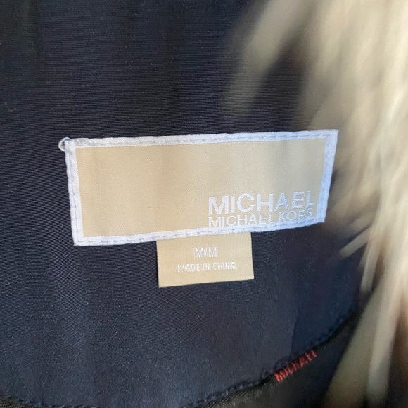 HOST PICK Original Michael Kors medium Jacket in Navy Blue with Fur #hostpick - Picture 7 of 7
